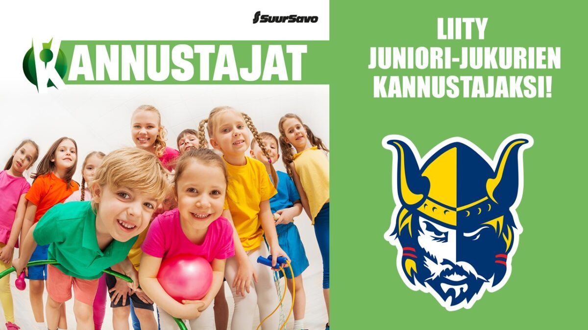 TULE MUKAAN JUNIORI-JUKURIEN KANNUSTAJAKSI | Juniori-Jukurit